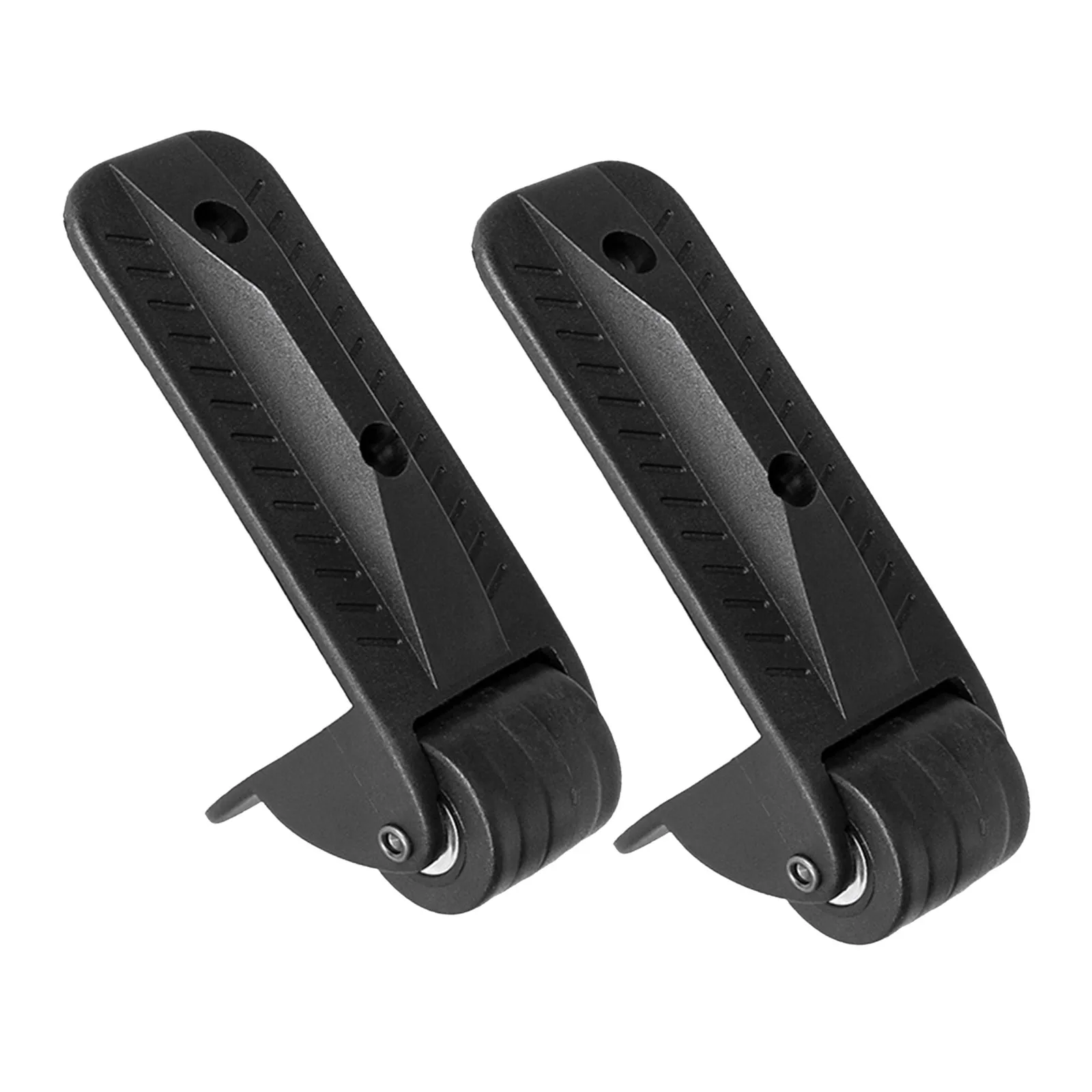1Pair L Shaped Non Swivel Caster Wheels Side Mount Speaker Box Caster Rubber Wheels Heavy Duty Replacement for Outdoor Audio