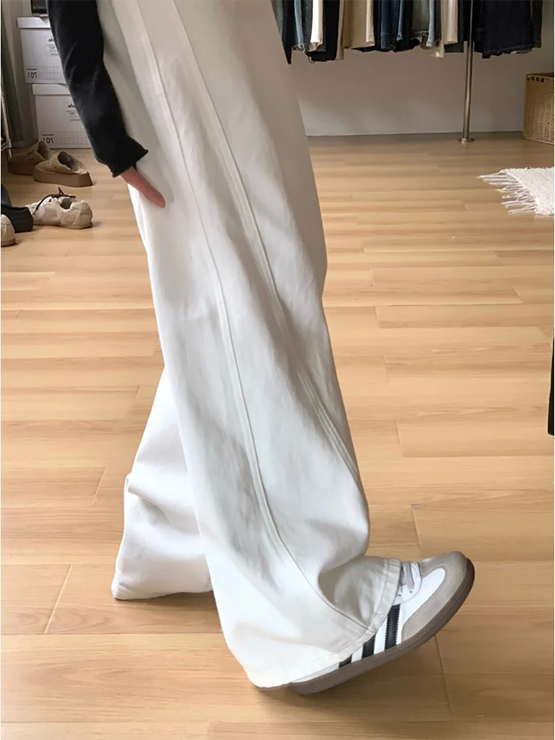 Wide Leg Pants Girl Womens Fal - Tailored Trouser Wide recension och pris