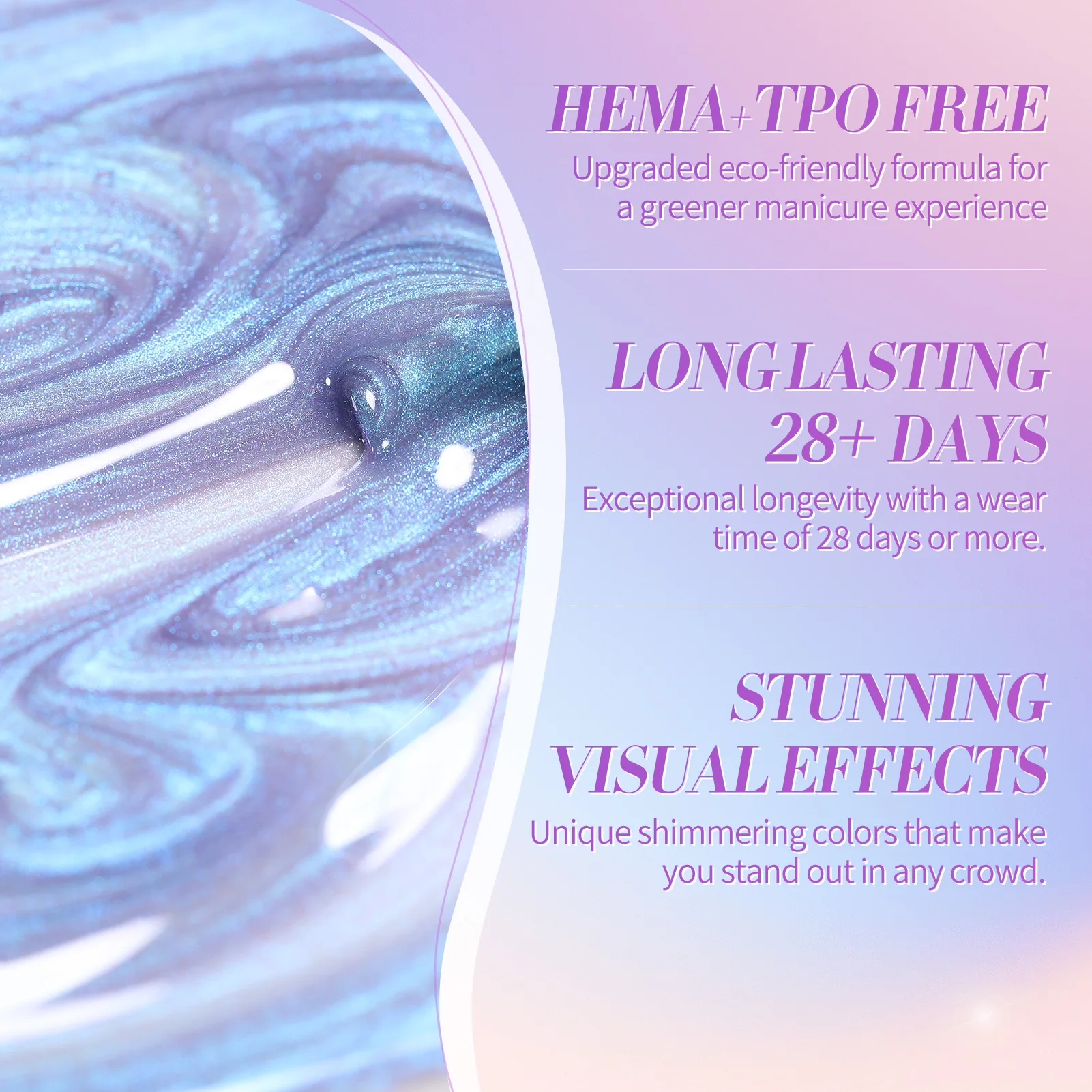 BORN PRETTY 6-teiliges Auroras Thread Shell Gel Nagellack-Set 7ML Weiße Perlentextur Semi-Permanenter Soak-Off Nagelkunst-Gel-Lack – Detail 8