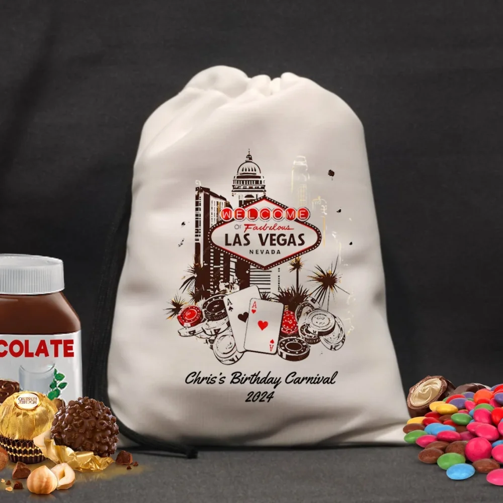 25% Bachelorette Favor Bag, Hangover Kit Bag, Bruidsfeestcadeau, Las Vegas Wedding Favor Bag, Welkom bij Las Vegas Nevada Favor Bag