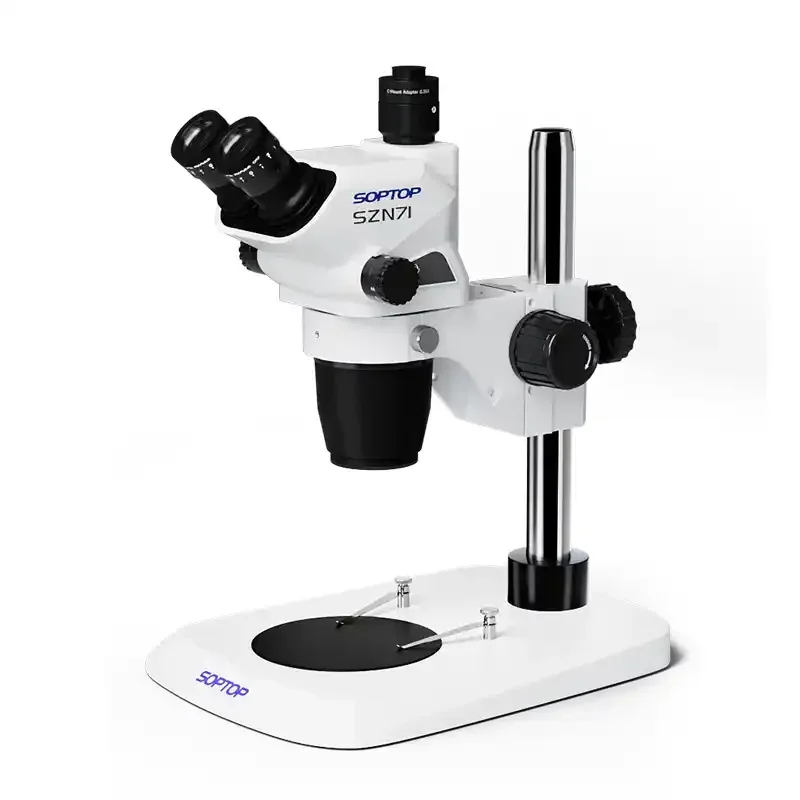 sopo　机 Soptop SZN71 Trinocular Continuous Zoom 6.7-45X Stereo Microscope