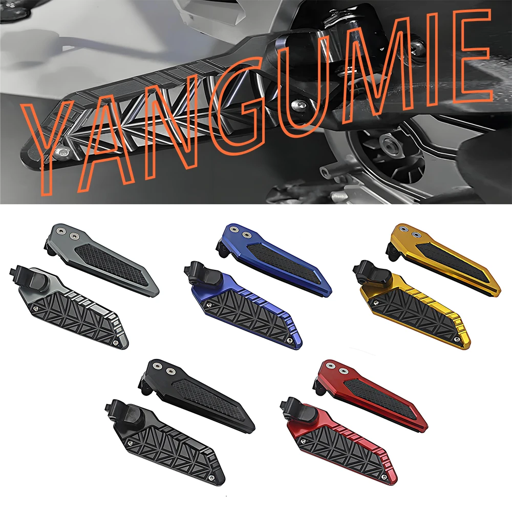 

For Honda ADV160/ADV150 Aluminum Alloy Rear Passenger Footrest Covers Left Right Motorcycle Footrest Modification Kit