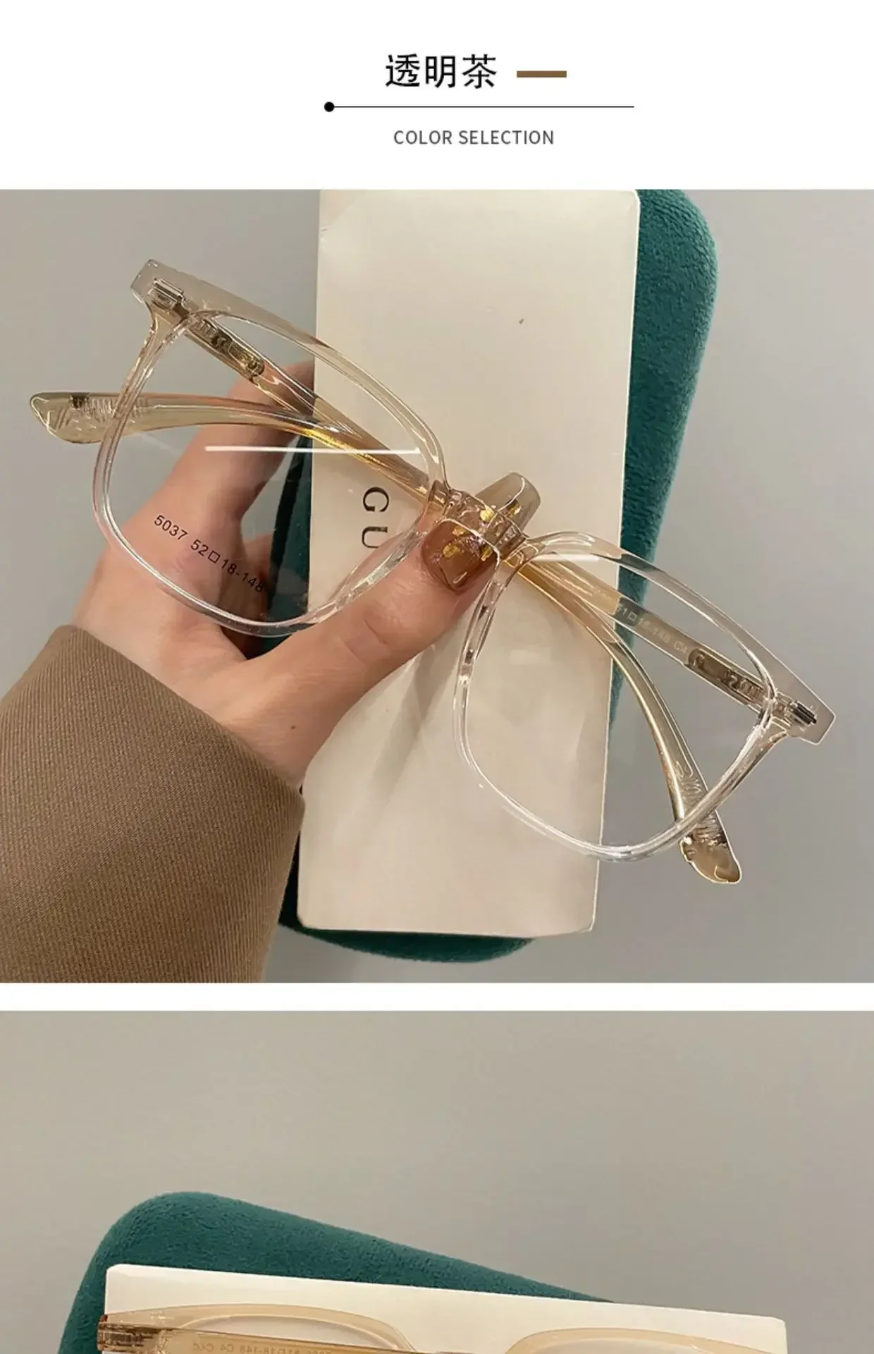 Myopie-Brille, fertige Anti-Blaulicht-Brille für Erwachsene, ultraleichter Brillenrahmen mit Grad 0–4,0 – Detail 11