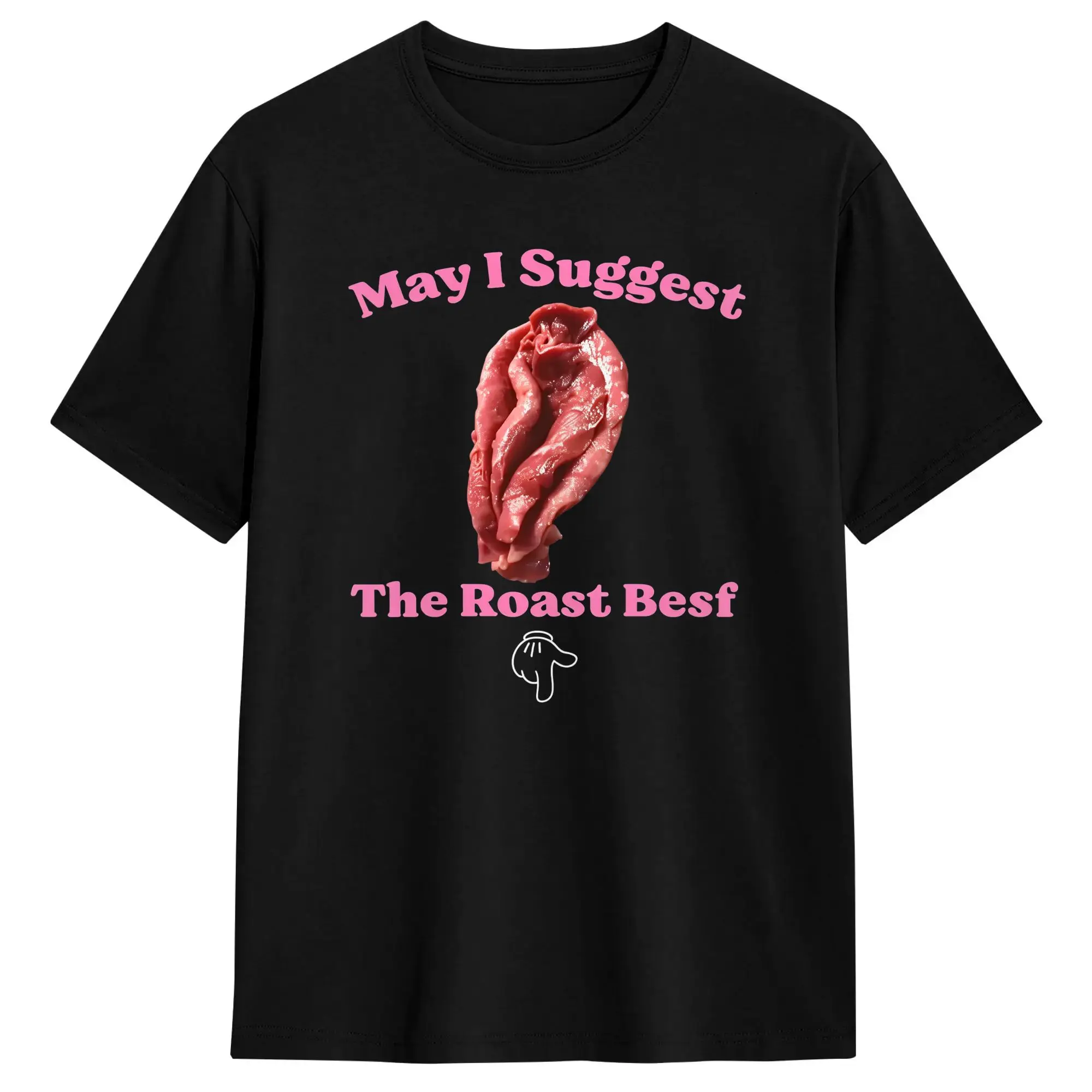 Men T-Shirt May I Suggest The Roast Beef  T Shirts Fashion  Summer Tee Shirt Y2K Casual 100% Cotton Clothes Gift