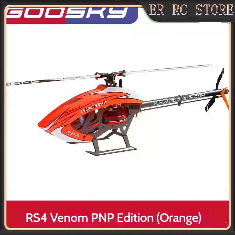 

Goosky Rc New Rs4 Code-Named "Venom" Remote Control Helicopter Model 3d Aerobatic Model Aircraft Professional Model Gift