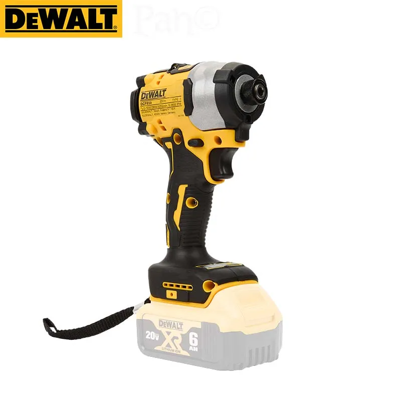 DEWALT DCF850 20V Impact Driver 205NM 2800rpm 3550ipm Cordless Rechargable Screwdriver Electric Impact Drill Power Tools