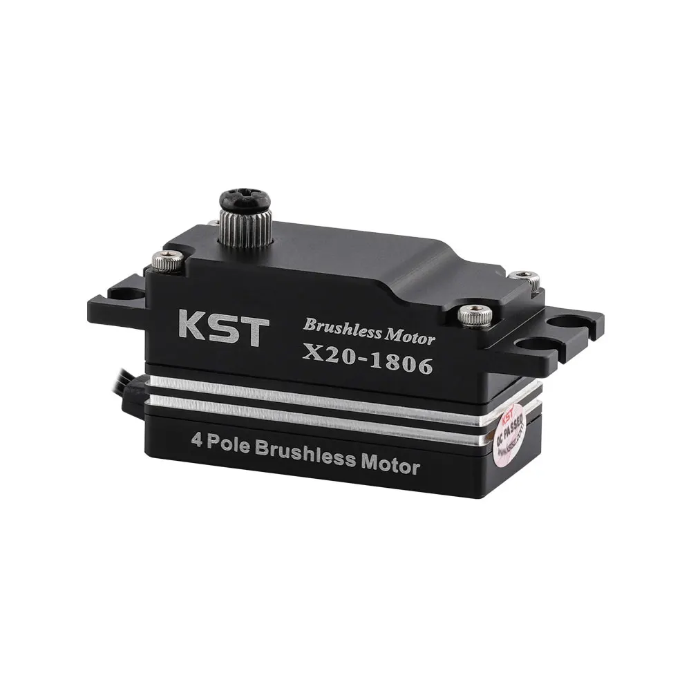 

KST X20-1806 18KG 0.06Sec Low Profile High Voltage Digital Metal Gear Brushless 4 Pole Servo For 1:10 Buggies Drift RC Rar