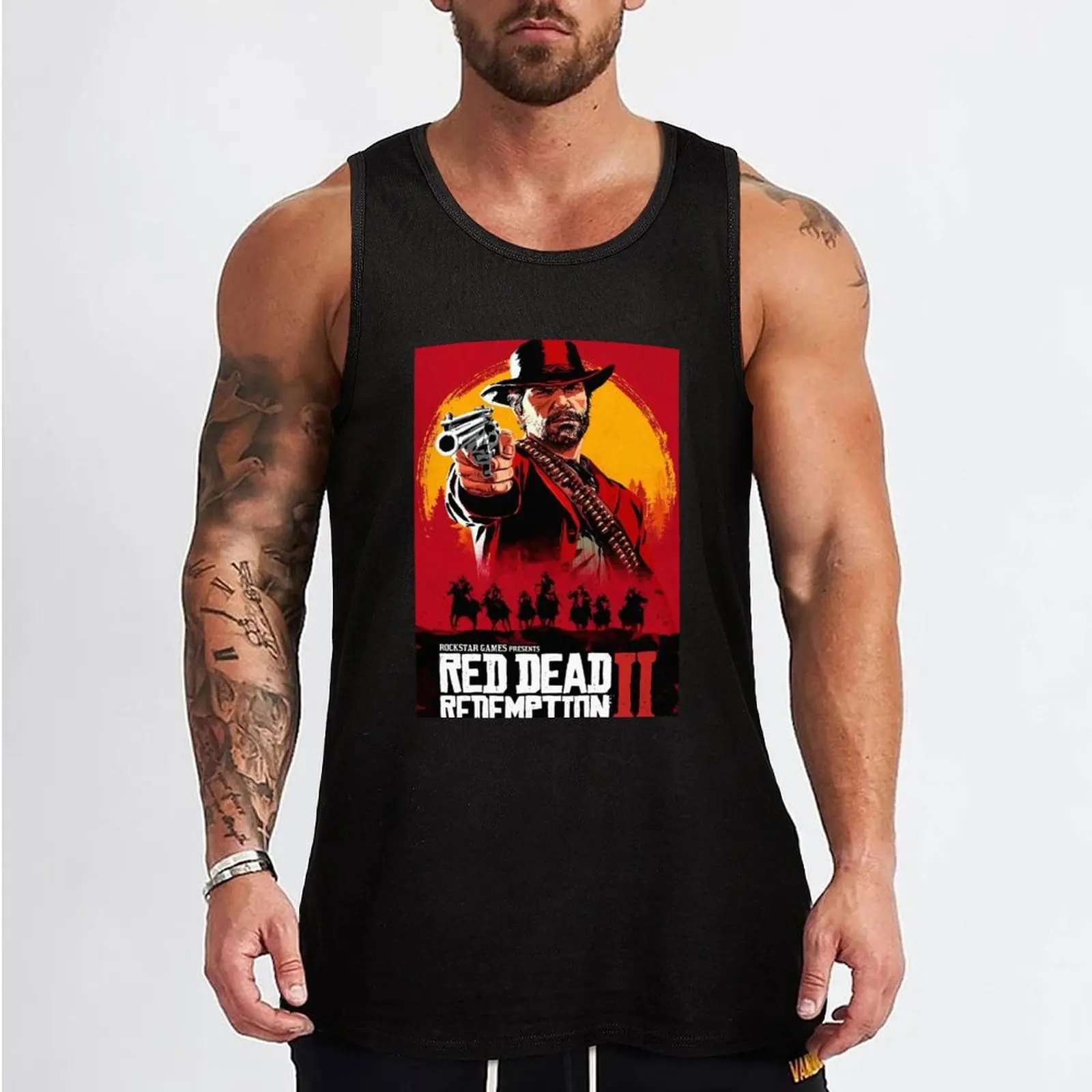 amazing art works of rdr 1 and 2 online best game Tank Top sleeveless Men's t-shirts sleeveless vests