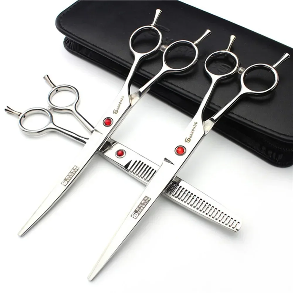 

SHARONDS 7 Inch Hairdressing Scissors Professional Barber Specialized Shear Hairdresser Dedicated Thinning Clipper Hair Scissors