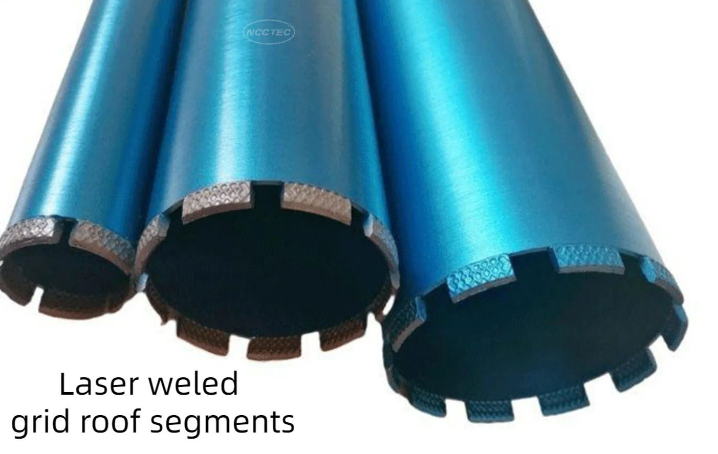 12mm Grid Roof Segments 25-230x450mm 1-1/4-7'' UNC Laser Welded crown diamond core drill bits 1''- 9''x18'' reinforced concrete