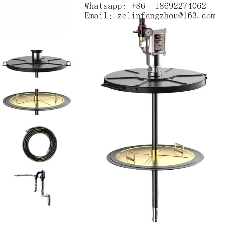 OEM Pneumatic Piston Grease Pump 0.9L Min 200L Continuous High Pressure Lubrication for Bearing Maintenance Heavy Duty