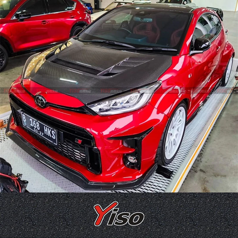 Suitable for GR YARIS This product is suitable for modifying the carbon fiber VARIS hood head cover and engine VARIS hood