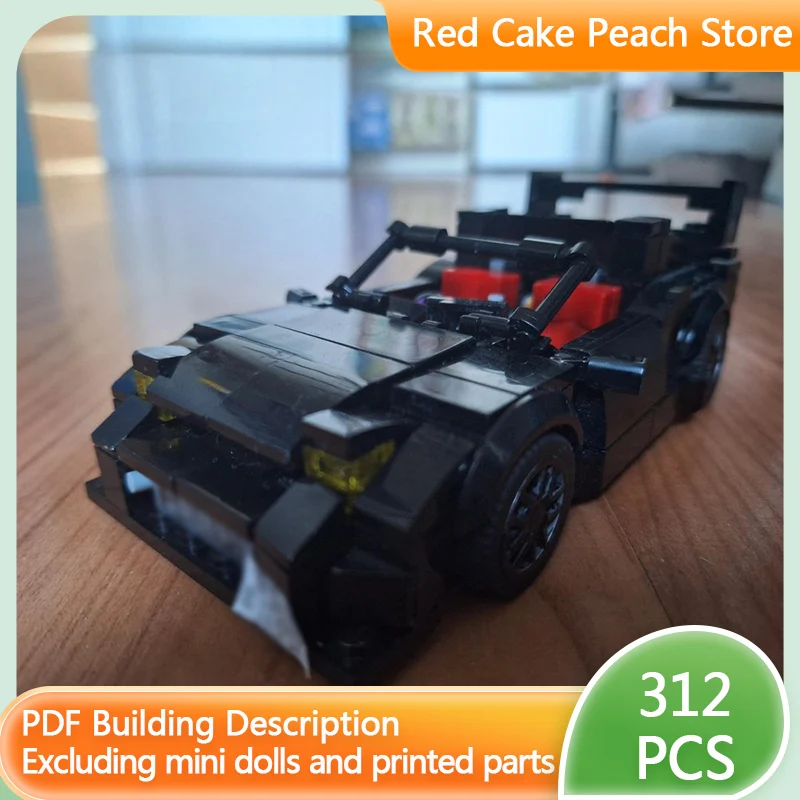 

Модель скоростного гоночного автомобиля MOC, строительные кирпичи 180SX, спортивный автомобиль, модульная технология, детские праздничные подарки, сборка игрушек, костюм