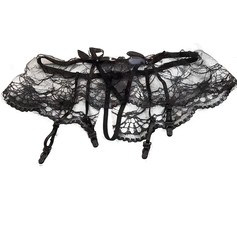 

Сексуальные чулки-ботфорты с открытой промежностью и кружевом для женщин