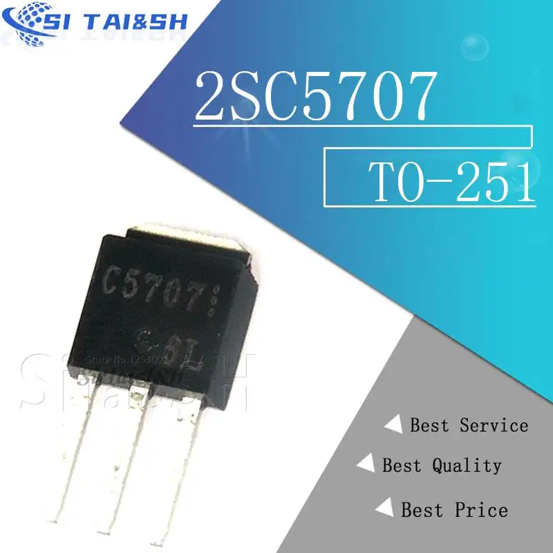 

Si Tai&SH 20PCS 2SC5707 TO-251 C5707 TO251 Transistor Data system