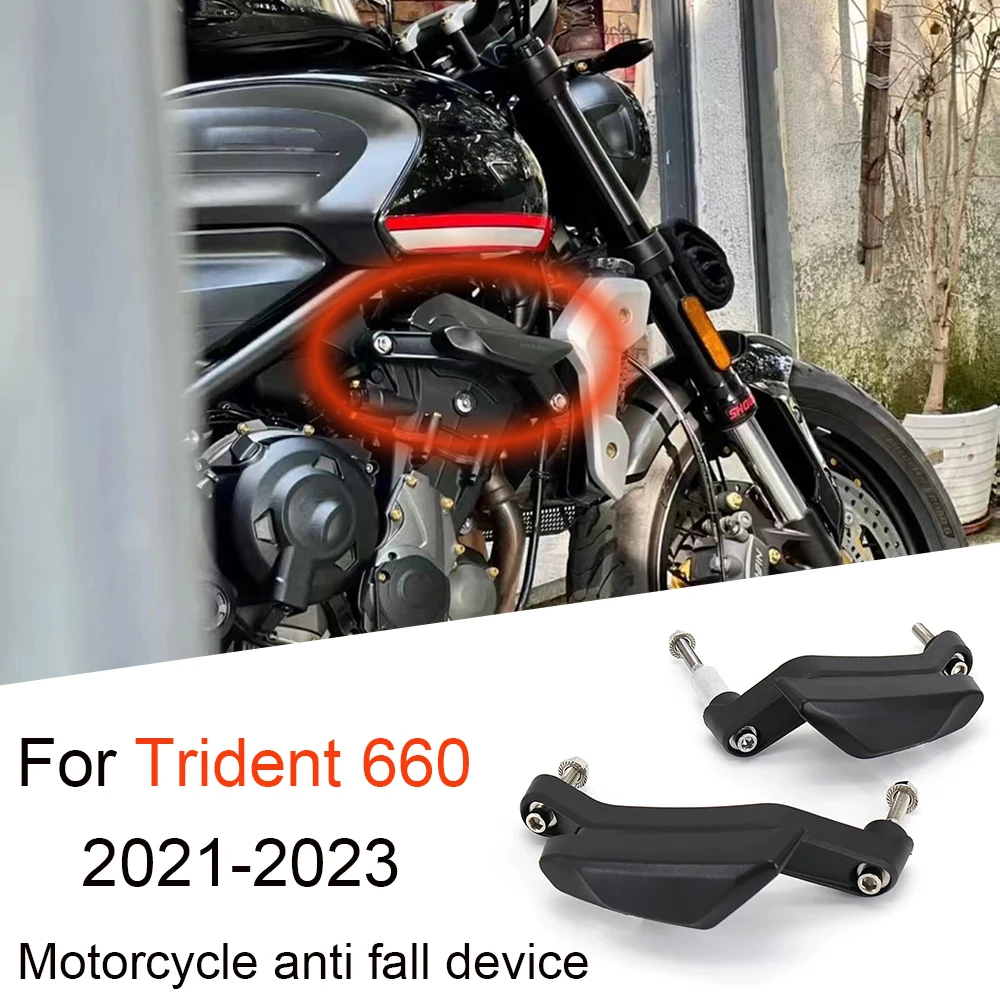 

For Trident 660 2021 - 2023 Trident660 Frame Slider Crash Protector Fairing Guard Crash Pad Protection Motorcycle Accessoreis