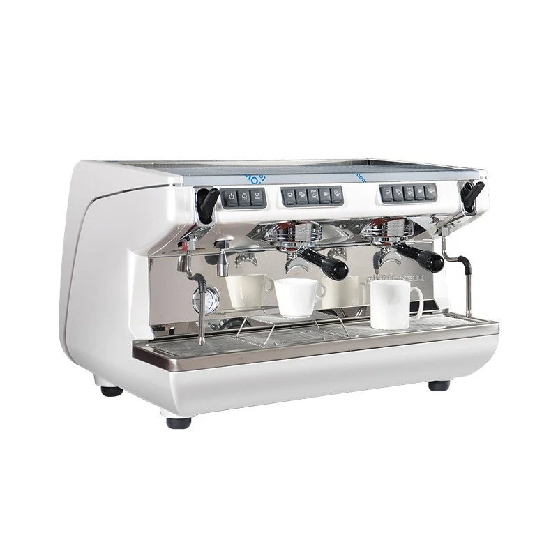Italian double head semi-automatic coffee machine commercial electronic control high cup version