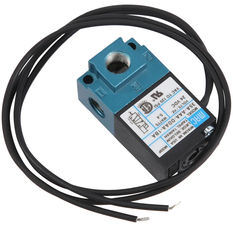 

DC 24V 5.4W ECU 3 Port Electronic Boost Control Solenoid Valve 35A-AAA-DDAA-1BA With 3pcs Fittings Kits-A42I