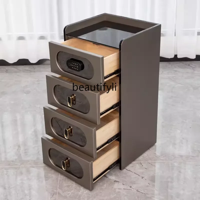 

CC High-end barber shop tool cabinet barber cabinet beauty salon locker password storage cabinet