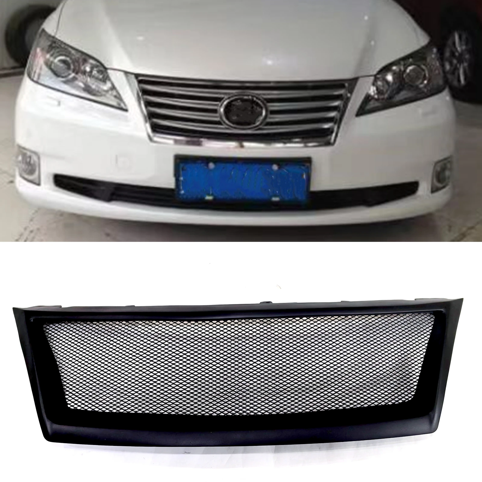 

Front Grille Racing Grill For Lexus ES350 2010 2011 2012 Fiberglass Upper Bumper Hood Mesh Grid Body Kit