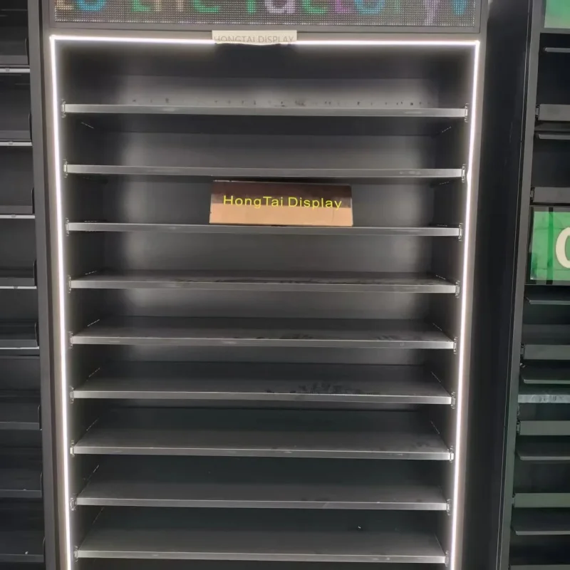 custom.Factory Supply LED High Brightness Tempered Glass Waterproof Showcase Retail Chain Stores & Advertising She