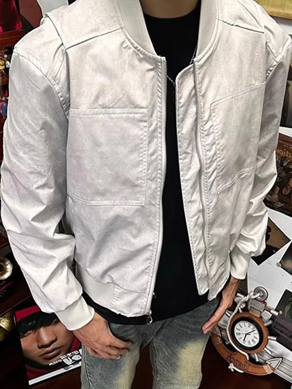 

Ey Спецодежда Jaet Мужской весенне-осенний бейсбольный костюм American Vibe Свободный крой Нежелезный прочный хлопок Полиэстер...