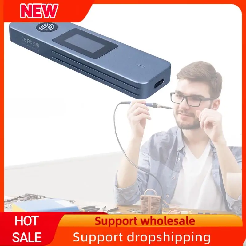 Hervorragende Solid-State-Disk-Box, M-Key B + M-Taste, tragbares SSD-Gehäuse, Fingerabdruck-verschlüsselte externe Gehäusebox für 2230 2280 SSD