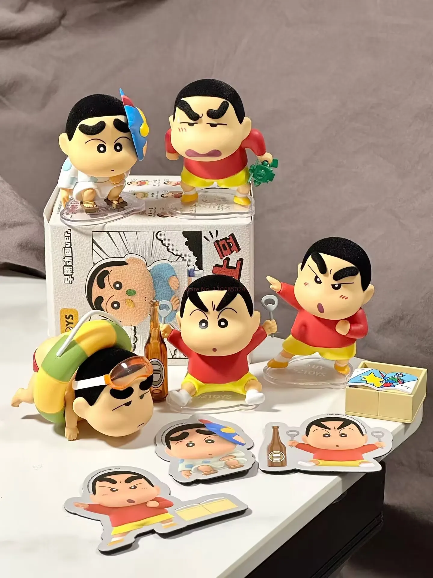 100% Oryginalny 52TOYS Crayon Shin-Chan Blind Box Figurka z Serii Old-Fashioned Little Potato Figurki Mystery Box Modny Prezent Zabawka