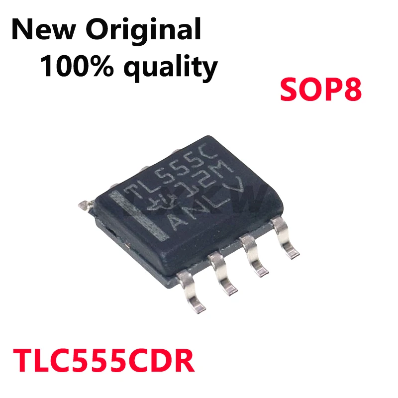 10-100/PCS Baru Asli TLC555CDR TLC555C SOP8 Chip Timer Daya Rendah Tersedia