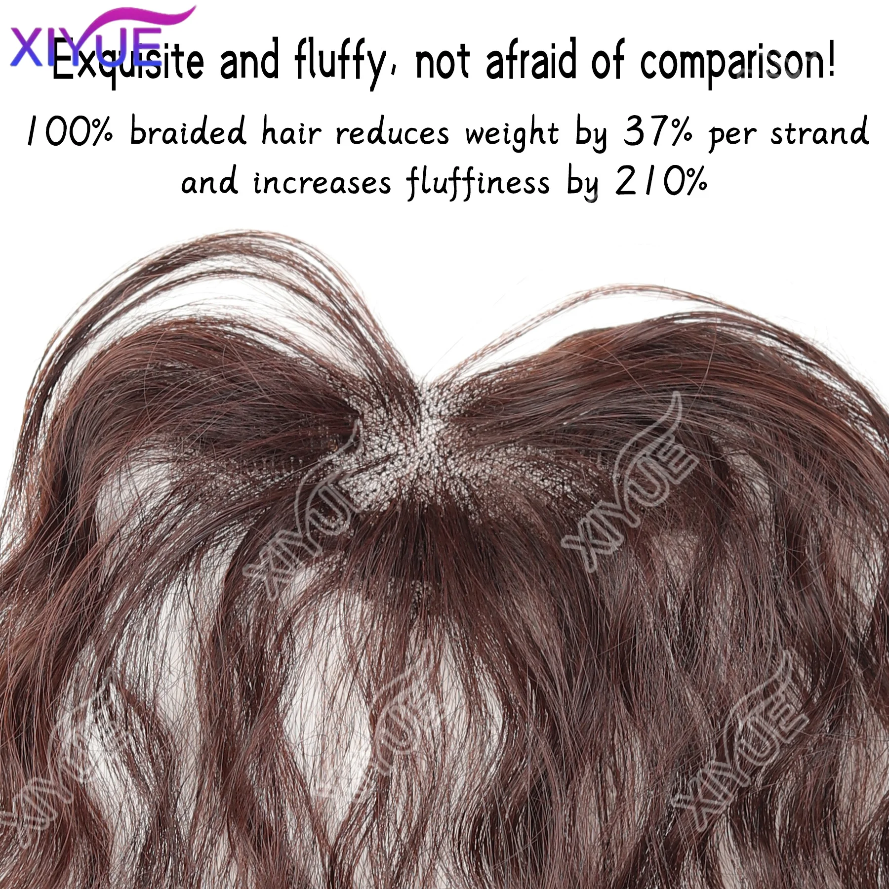 Synthesis Curly Bangs Clips in Breathable Lace Toppers for Women Curl Baby Hair Fringe Thinning Hairpieces Extension