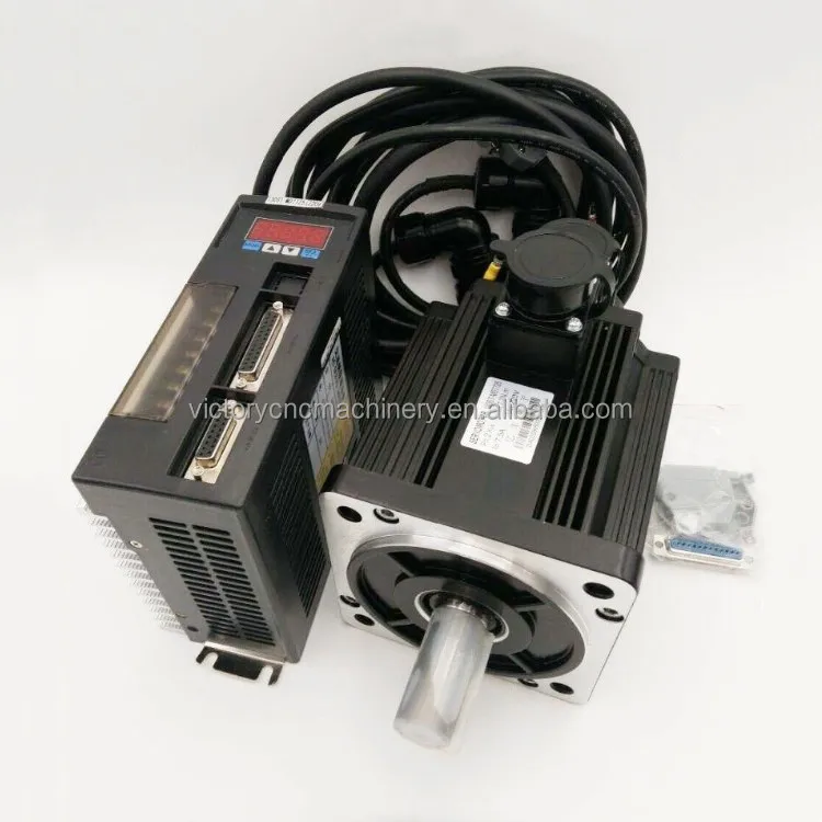 2.39N.m 750W 3000rpm 90ST-M02430 단상 동기식 서보 모터 220V AC 모터 서보 드라이버 AASD-15A 포함 리니어 액추에이터