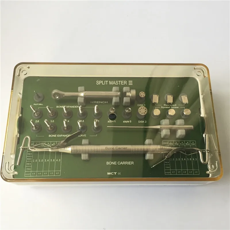 Promotion CE Approved Korea Original MCT SSM-03 Split Master III Bone Expander & Bone Crester Kit