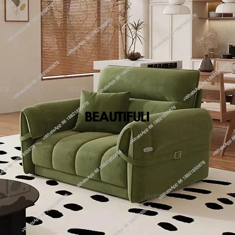

R Green European Living Room Sofa Design Extendable Floor Recliner Living Room Sofas Nordic Modern Divano Adhd Home Furniture
