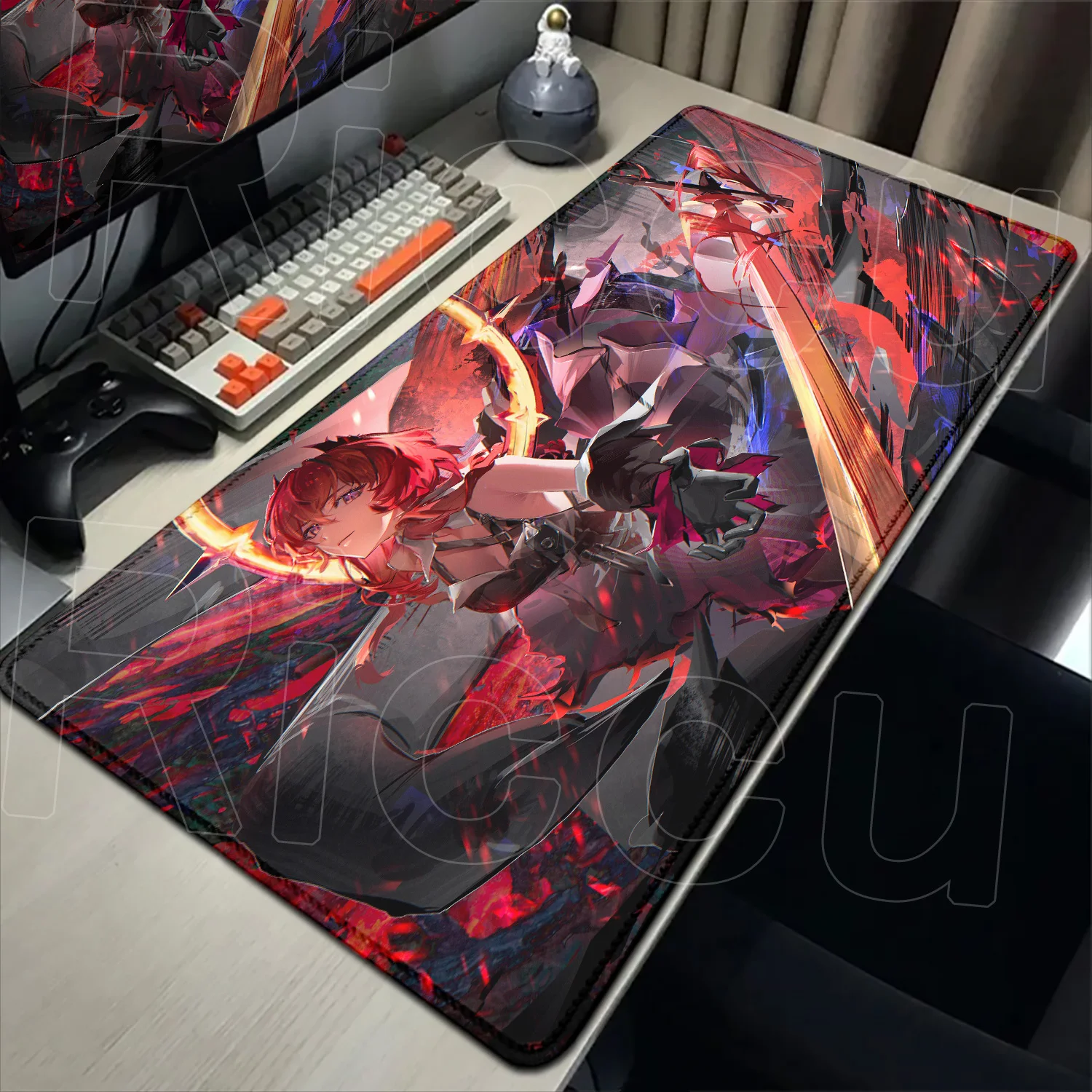 HD Printing Arknights Endfield Mouse Pad Anime Girl Laevatein Mousepad Large Gamer XXL Laptop Rug Gaming PC Accessories Desk Mat