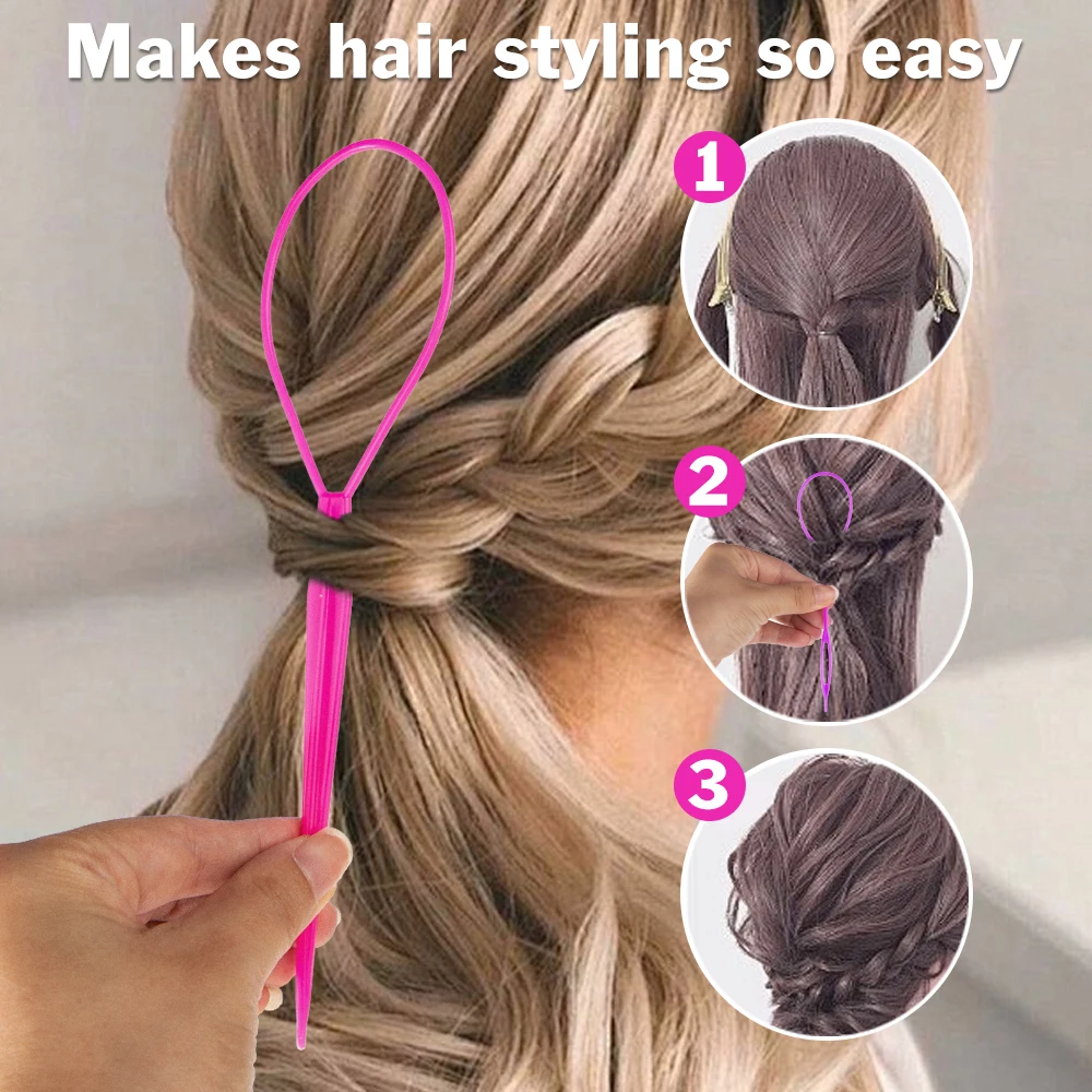 Double Eyebrow Brush Highlighting Steel Needle Pointed Tail Comb Hair Cutter Hair Coil Hair Comb Hairdressing Tool Set
