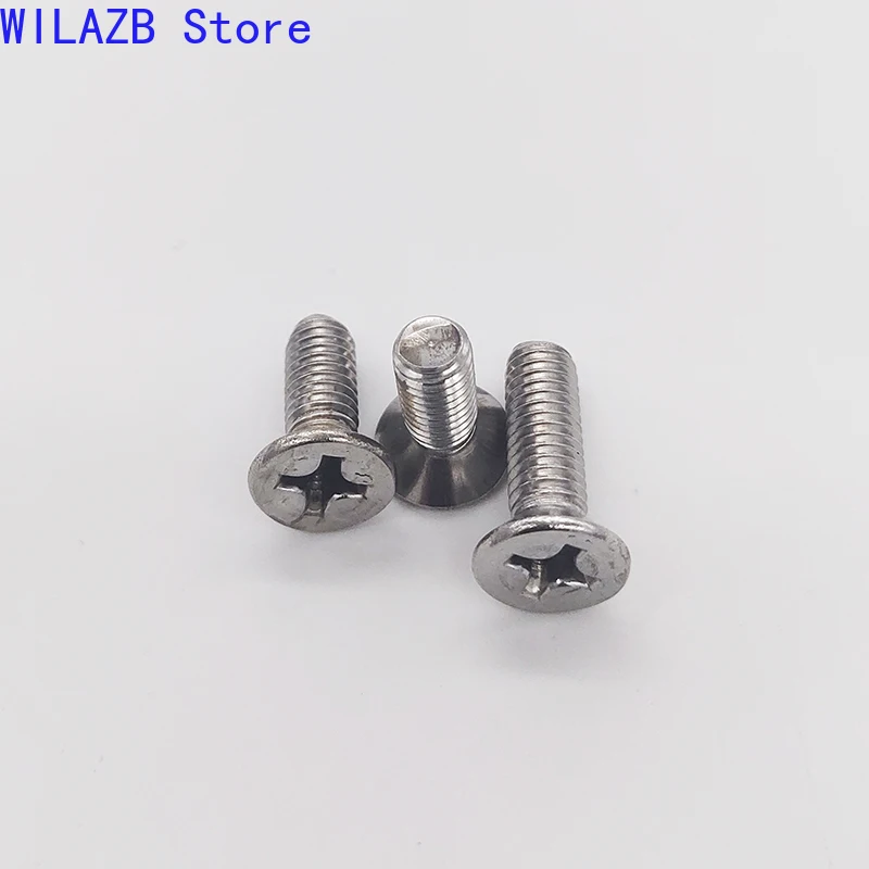 

1/2/5/10/20Pcs GB819 M2 M2.5 M3 M4 M5 M6 M8 304 A2 Stainless Steel Cross Phillips Flat Countersunk Head Screw Bolt