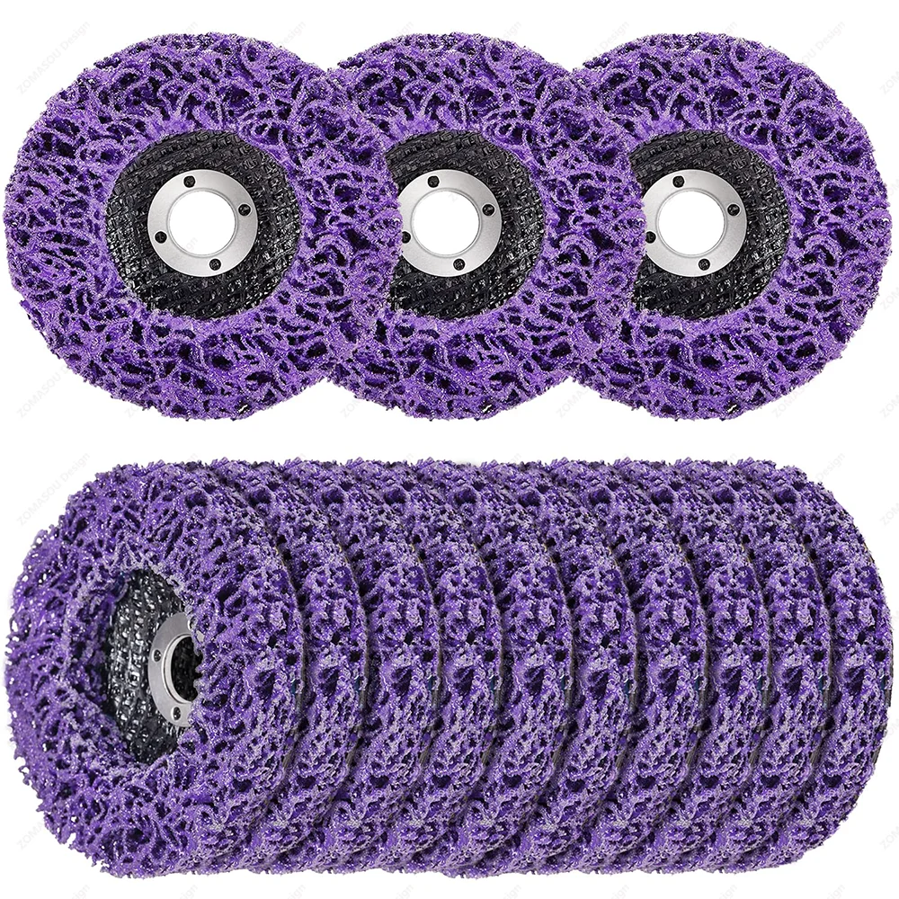 1-15 pz 100/115/125mm disco corallo poli striscia dischi diamante antiruggine smerigliatrice ruota disco striscia per smerigliatrice angolare metallo legno