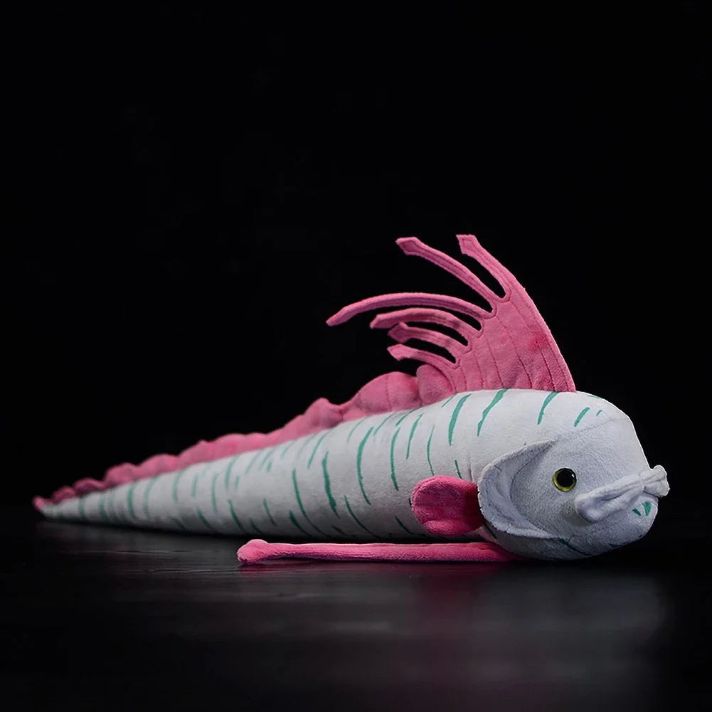 

65cm Simulation Oarfish Ribbon Fish Chimera Plush Toy Soft Regalecus Glesne For Chrismas NEW yEAR Gift