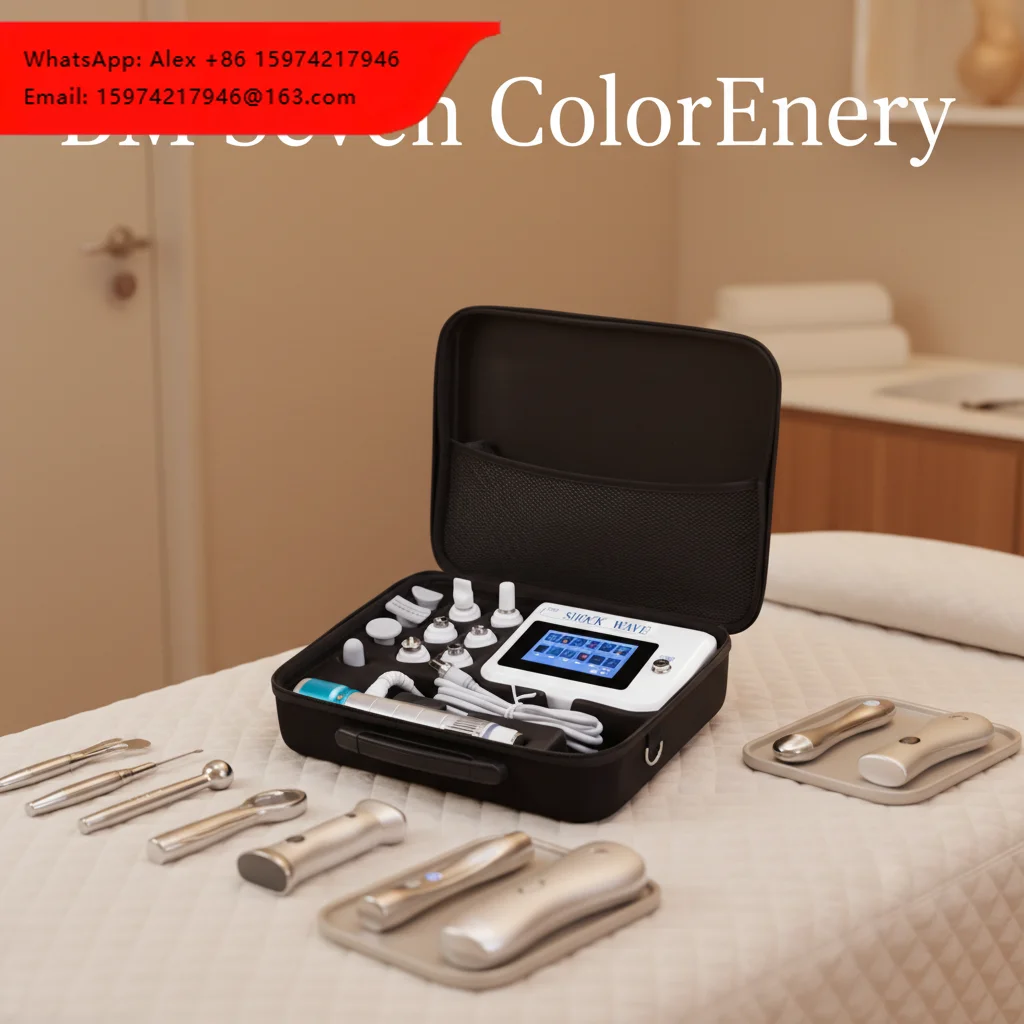 ED/Whole-Body Pain Relief Compatible Australian/American/European/British Plugs Focused Shockwave Physical Therapy Device BM