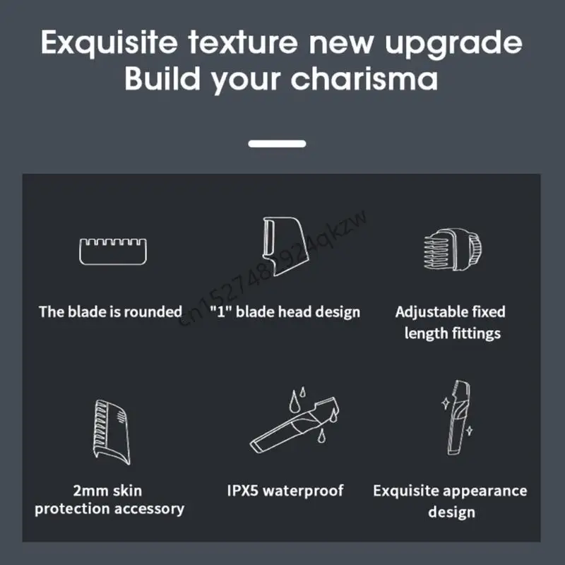 R9CD احتراف الفخذ الجسم جسم تقليم ماكينة حلاقة للرجال جسم الاستمالة كليبرز