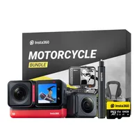 Insta360 X3 Pocket-Size Sports Action Camera 1/2'' Sensor Panorama Cam- Motorcycle Kit and Accessories of X3/ONE X2/ONE RS Twin