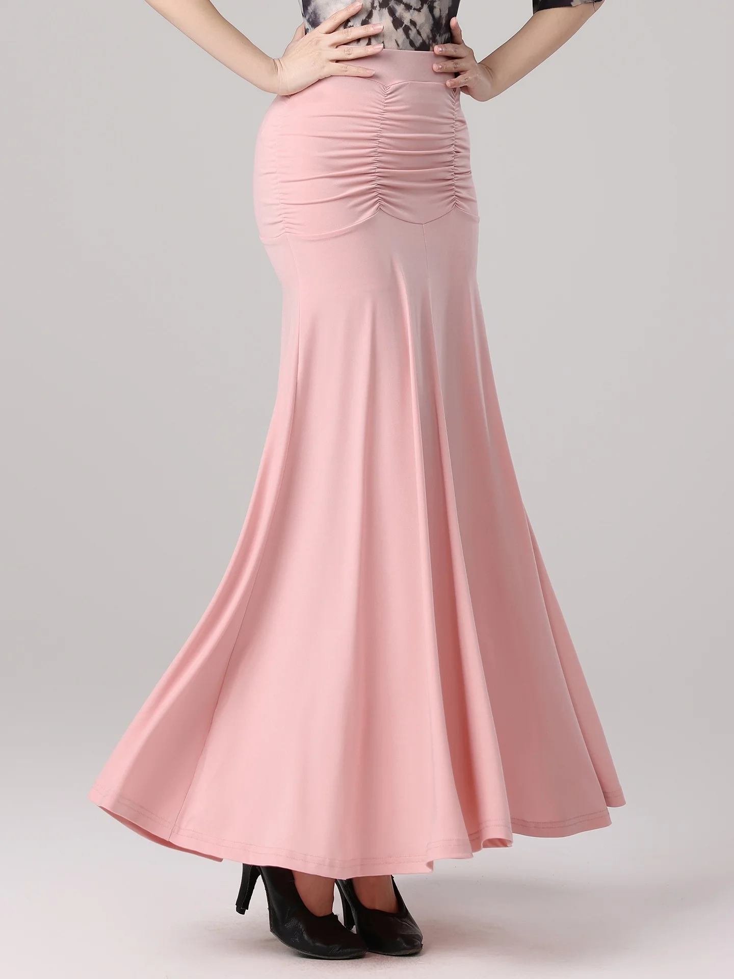 

Юбка для современного танца, женская национальная стандартная танцевальная тренировочная одежда, юбка для социальных танцев, одежда для бальных танцев, DQL11423