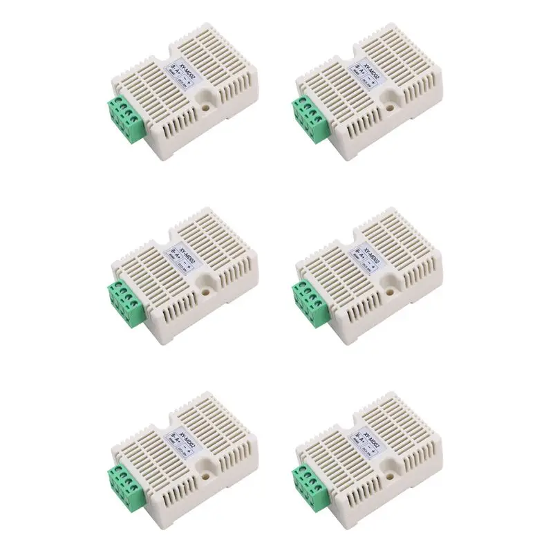 B04B-6X Temperature Humidity Transmitter RS485 SHT20 Sensor Modbus RTU Acquisition Module Transducer High Precision