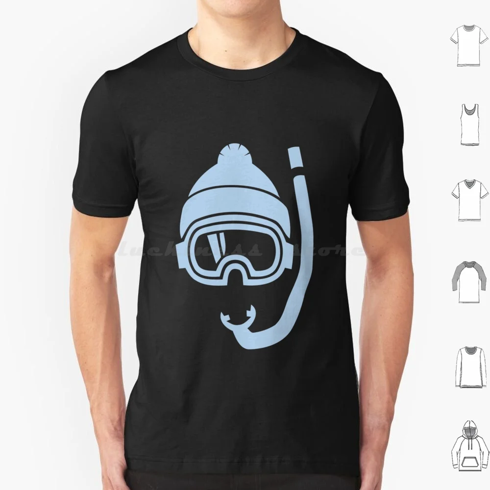 مسحوق عميق للثلج تي شيرت ، سنوركل ، قطن ، تزلج ، تزلج ، تزلج ثلج ، تزلج على الجليد ، لوح تزلج ، عاشق ، مضحك ، عبر البلاد