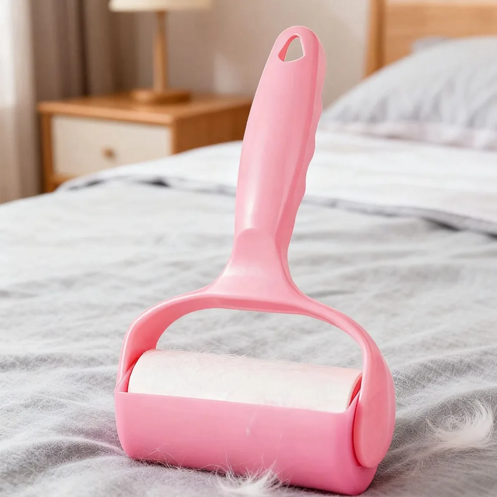 Removable Multifunctional Lint Roller ABS Sticky Roll Paper Pet Hair Remover Paper Removal Brush Clothes