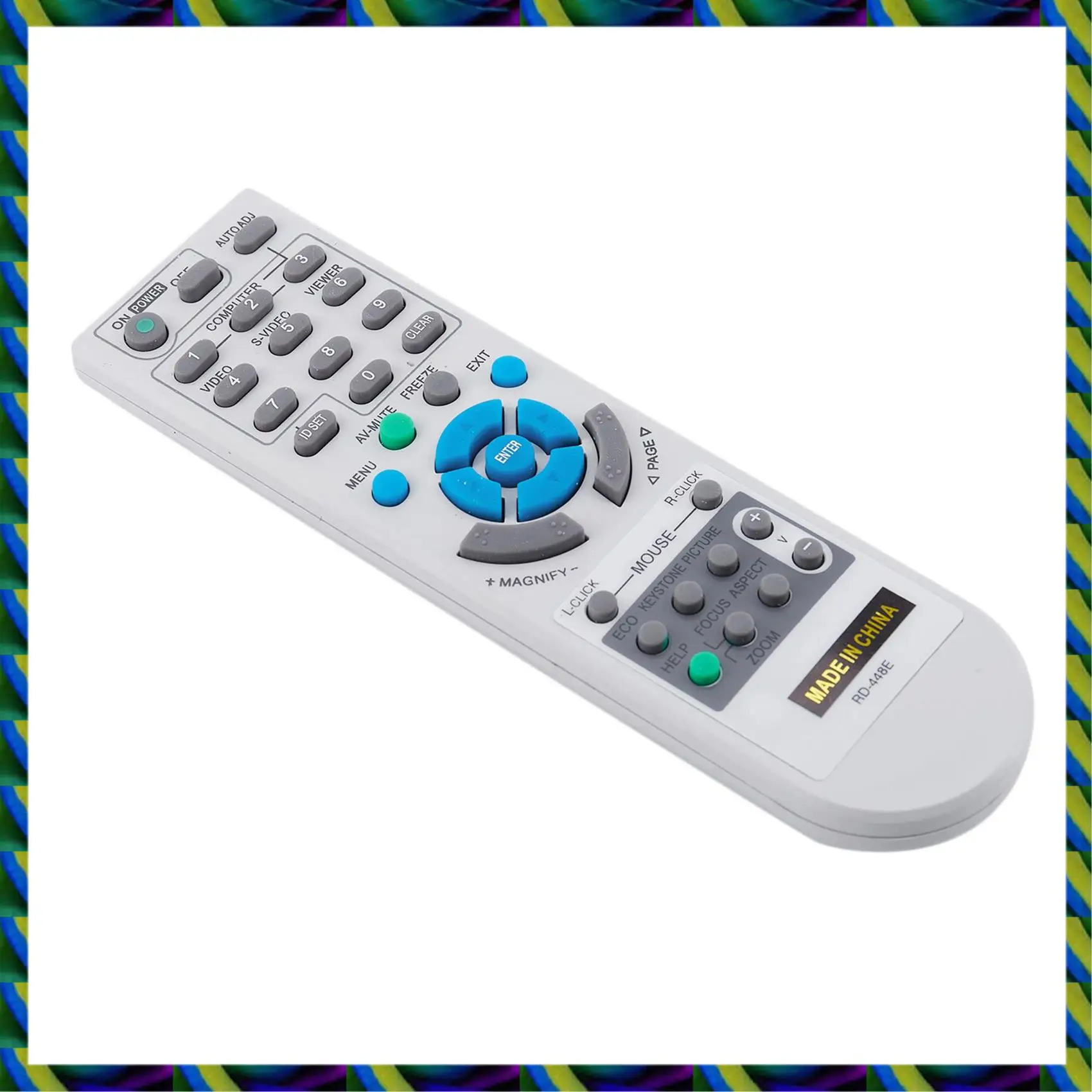 Diario 2X para proyector NEC V260X + V300X + V260 RD-448E RD-443 NP-VE280 VT37 Control remoto