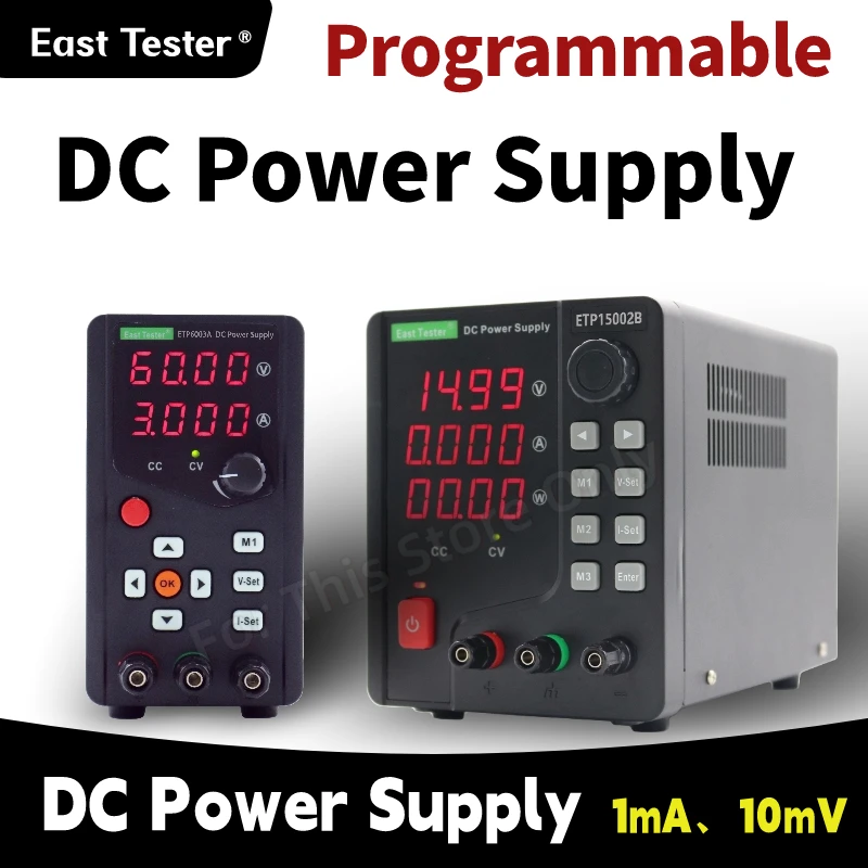 

East Tester DC Power Supply ETP1506B ETP3005B ETP3010B Single channel DC voltage-regulated power supply LED digital display