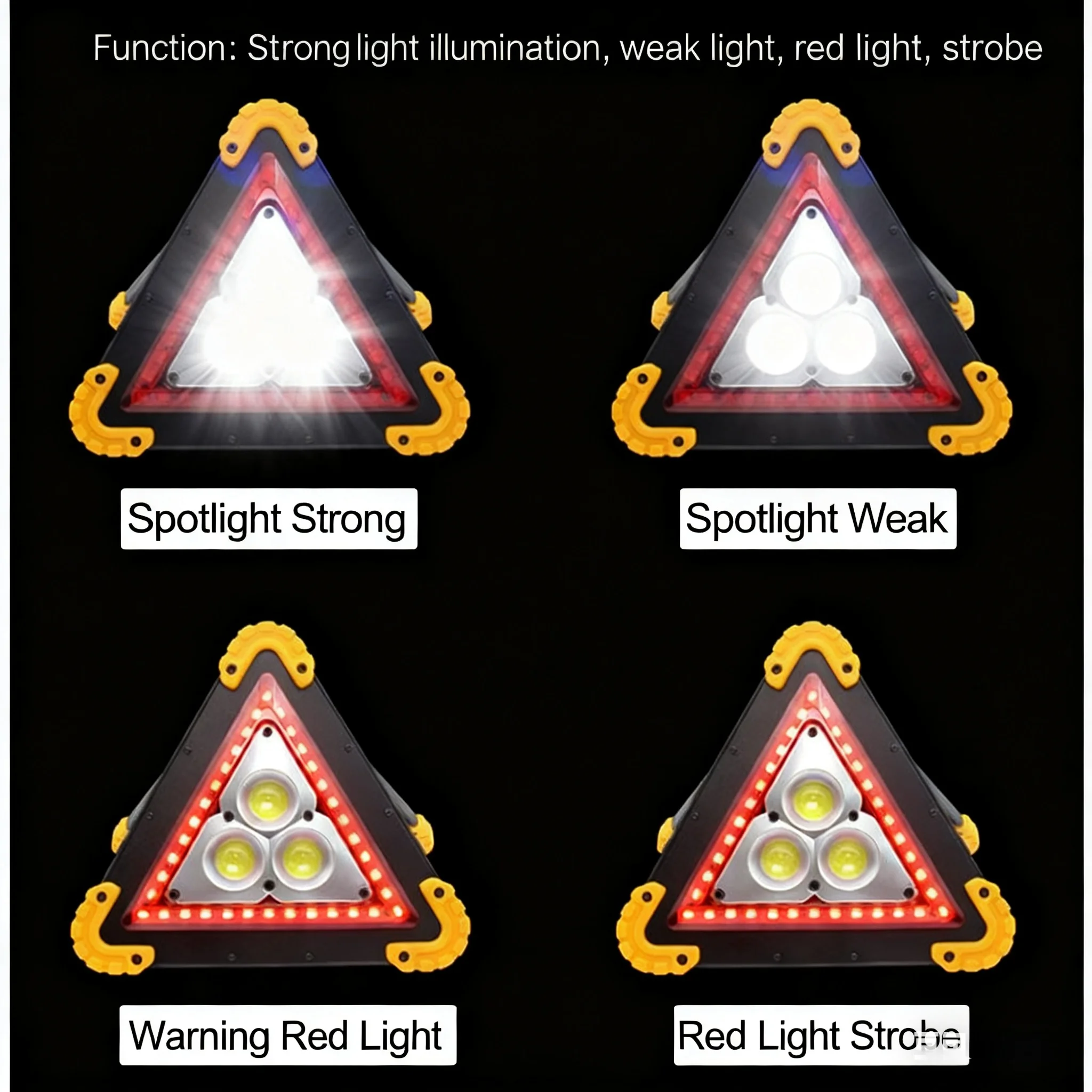 10 Вт светодиодный рабочий фонарь перезаряжаемый портативный прожектор для наружного кемпинга, пешего туризма, аварийного ремонта автомобиля, освещения на рабочем месте