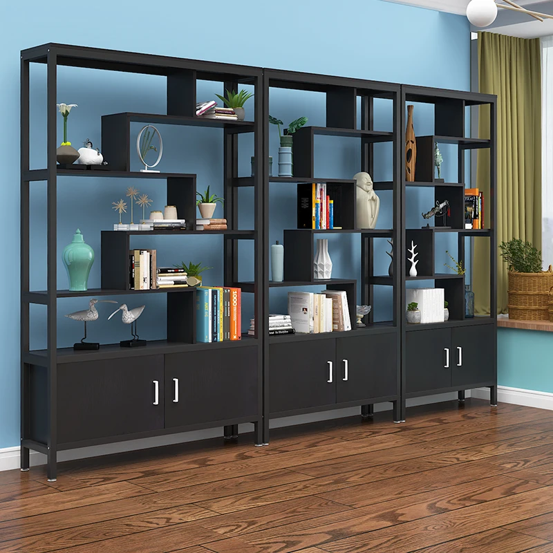 Designer Shelves Bar Cabinet Living Room Mobile Storage Restaurant Kitchen Display Wine Cabinet Luxury Estante Trendy Furniture
