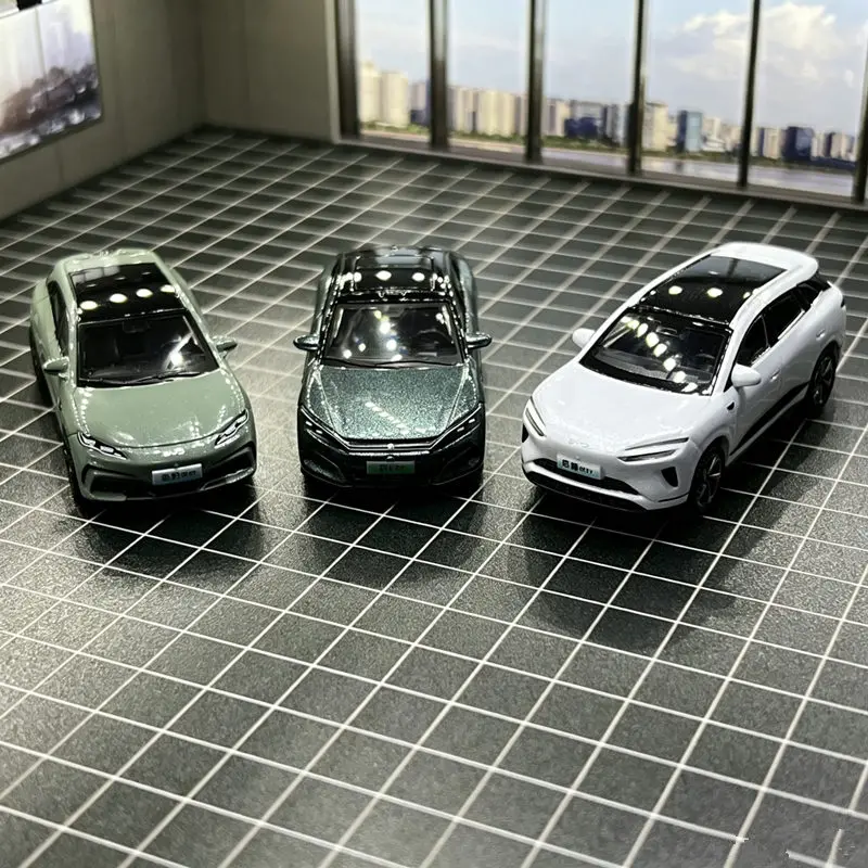 Масштабная модель автомобиля 1:64 BYD Han L Sealion 6 Seal 6 EV GT Atto 2 SUV из литого металла, миниатюрная модель электромобиля, подарок